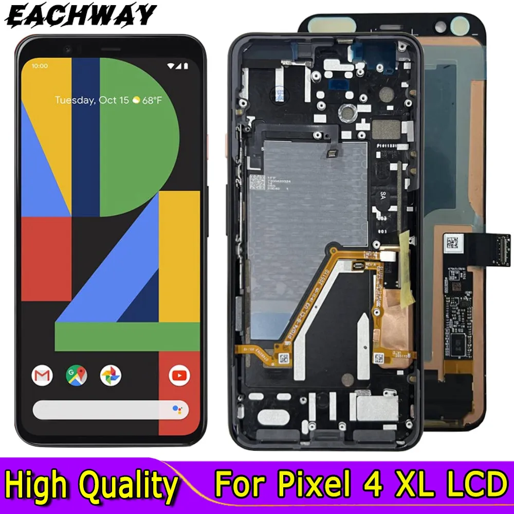 

OLED для Google Pixel 4 XL ЖК-дисплей Pixe XL4 дисплей кодирующий преобразователь сенсорного экрана в сборе Замена для Google Pixel 4XL ЖК-экран