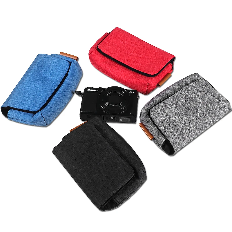 Custodia Morbida Per Borsa Fotografica Per Leica Olympus Tg-5 Sony H60 Zv1 Panasonic Lx10 Tz90 Tz85 Nikon W300 W100 Aw130 Ricoh Gr Gri
