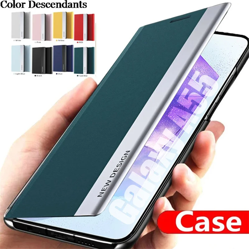 Premium Flip Leather Phone Case Cover - Elegant Design