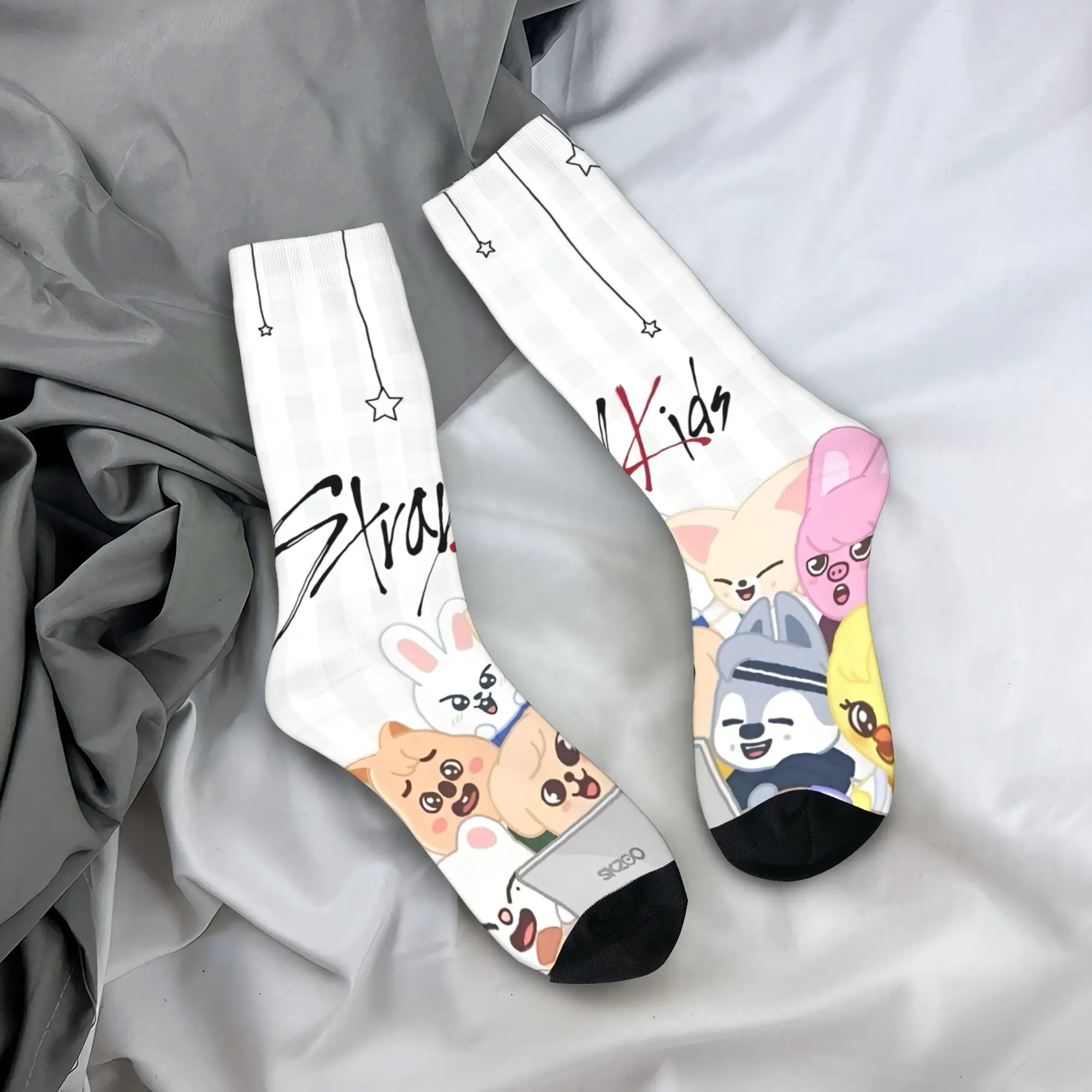 Kids' Gothic Design Autumn Socks - KPOP Inspired Band Style Outdoor Quality