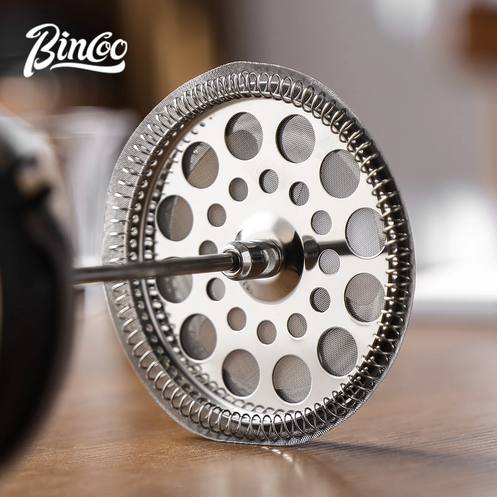 BINCOO 1000ml French Press Coffee Maker - Borosili...