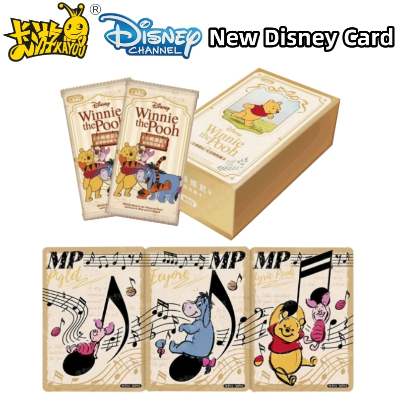 

KAYOU Genuine new Winnie pooh Disney Commemorative Pupu Forest Party Rare Collection Card rare Collection Card Kids Toy Gift