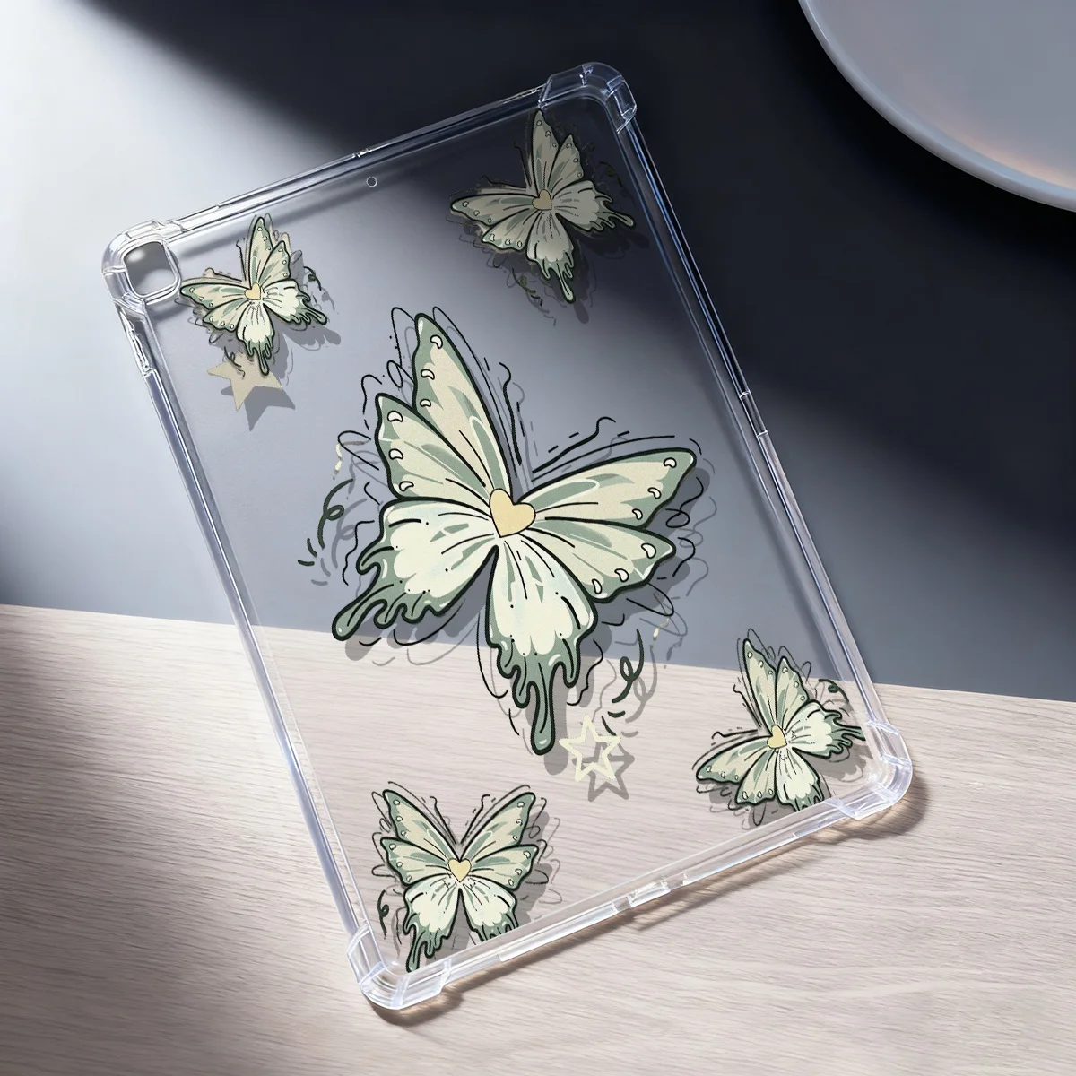 Enhanced Clear Silicon Tablet Case Cover