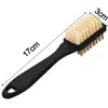 New Random Color New Superfine Multipurpose Dust Cleaning Long Handled Leather Cleaner Shoes Brush 6