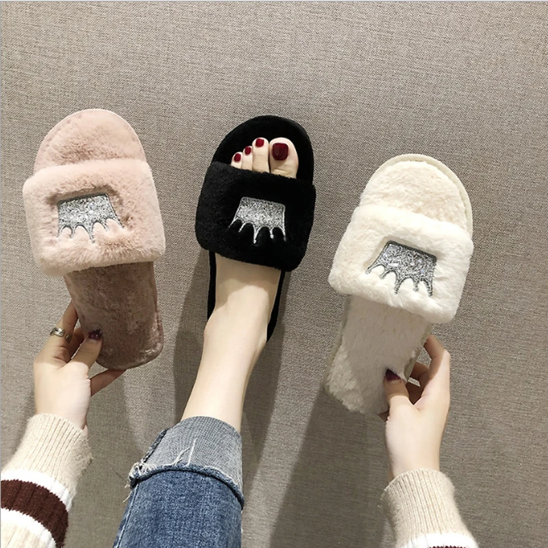 New Cute Teddy Bear Slippers Women Bedroom Home Girl Women Wedding