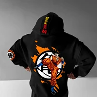 Dragon Ball Inspired Goku Black Hoodie – Anime Streetwear Sweater - Image 2