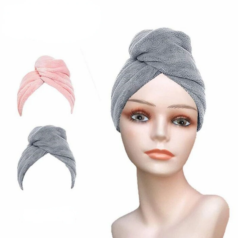 Shower Caps Hair Drying Towels Hair Towel Wraps Quick Dry Hair Cap Hat