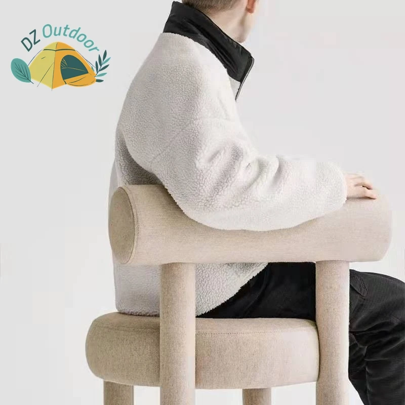 DZ Internet Celebrity Light Luxury Home Bedroom Dressing Table Makeup Chair Designer Model Room Creative Ins Dining Chair
