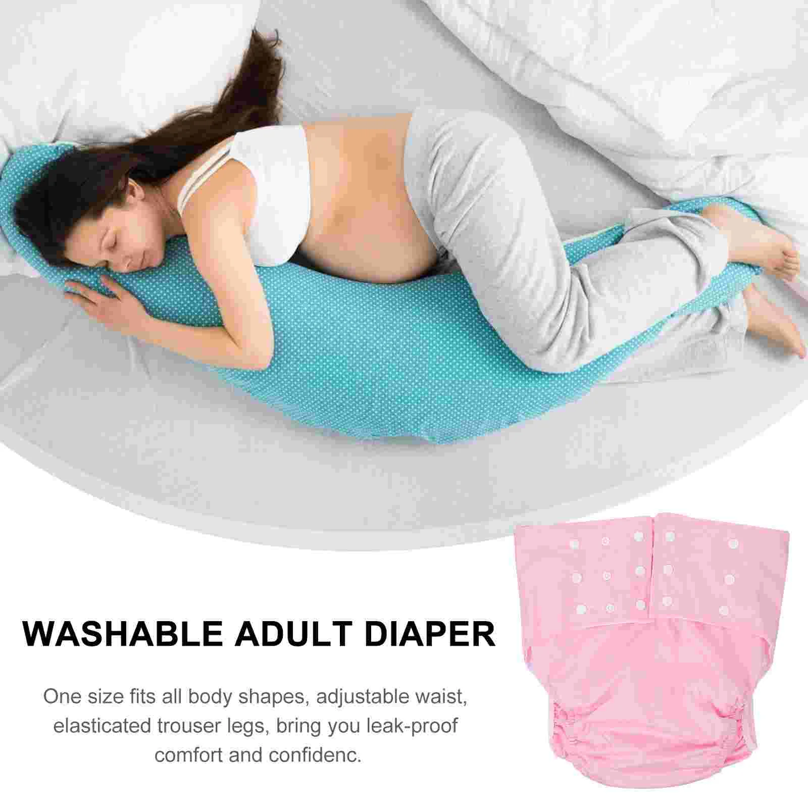Adult Cloth Diapers Geriátrica Lover for The Elderly Men Supple Incontinence Pants and Women Ecological Absorbent Melton Xl 2