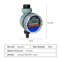 Automatic Electronic Ball Valve Water Timer Home Waterproof Garden Watering Timer Irrigation Controller with LCD Display 4