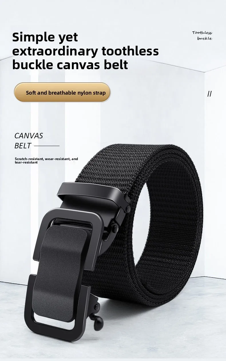 Neuer taktischer Gürtel mit Metallschnalle für Herren, geflochtener Nylon-Militärgürtel, Canvas, lässig, für Golf, Outdoor-Training, Arbeitskleidung, Hosen, Taillengürtel – Detail 2