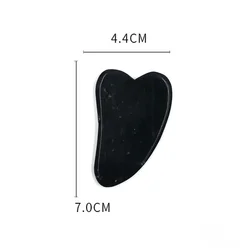 Obsidian Jade Facial Massager and Skincare Tool Set (Guasha Scraper)