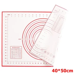 Premium Non - Slip Silicone Pastry & Baking Mat with Measurements (40x50cm)