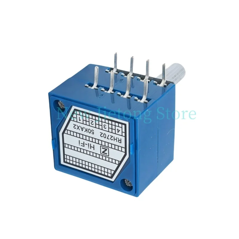 Potenziometro RH2702 A100K 100K - Albero Dentato 6mm | 8 Pin Per Audio E Elettronica