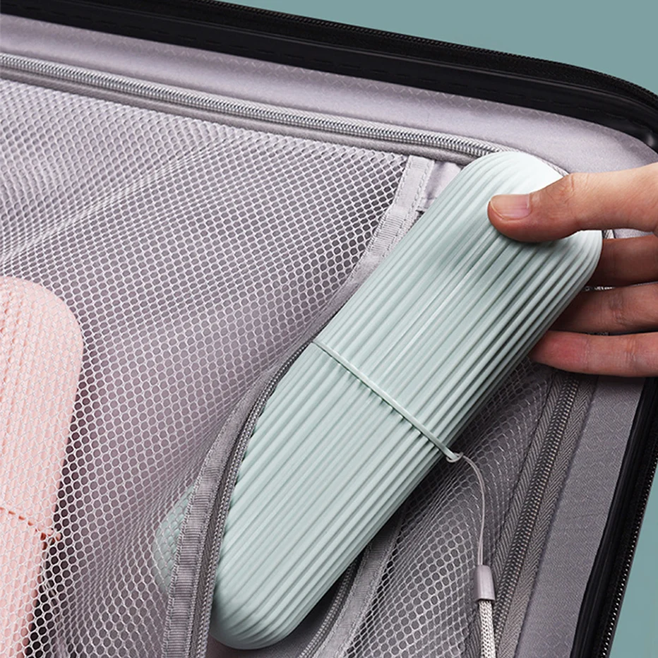 Travel Portable Toothbrush Cup Toothpaste Holder Storage Case Organizer Toiletries Storage Cup Creative Economic Box