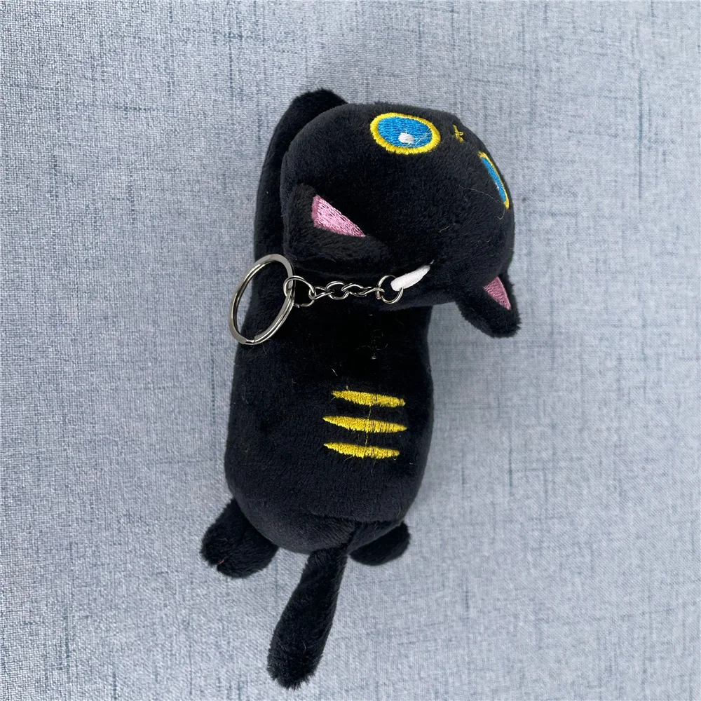 Gatto Viola  Peluche A Forma Di Gatto, Delizioso Portachiavi Da 12 Cm Per Bambini E Adulti~p126271559