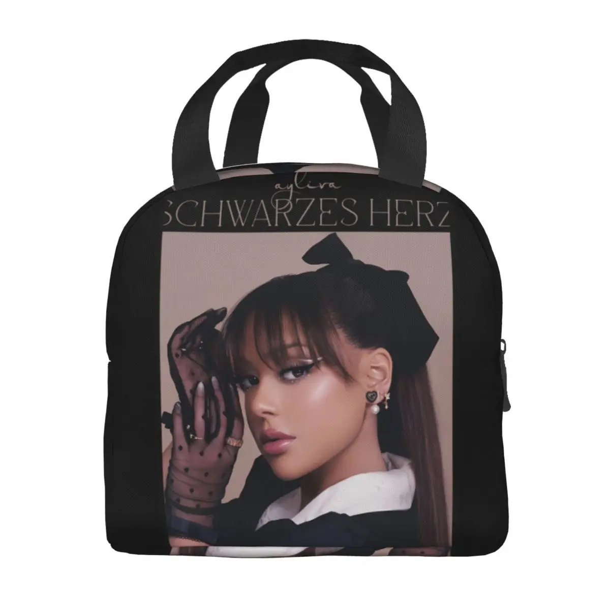 Custom Music Singer Ayliva Insulated Lunch Bag for Women Waterproof Cooler Thermal Lunch Box Office Picnic Travel 3