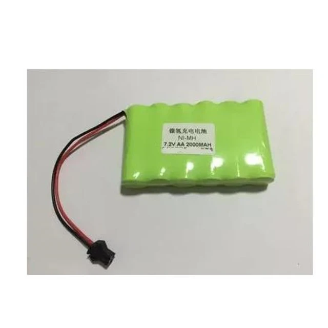 Free Shipping 7.2v Aa Ni-mh 2000mah Battery Pack Rechargeable Battery With  Sm Connector - Rechargeable Batteries - AliExpress