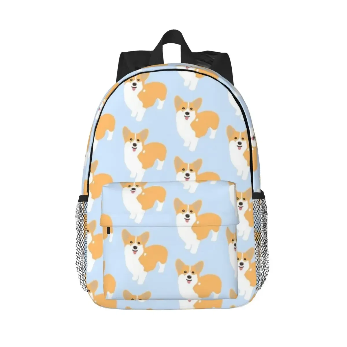 

Adorable Corgi Backpacks Teenager Bookbag Casual Students School Bags Laptop Rucksack Shoulder Bag Large Capacity