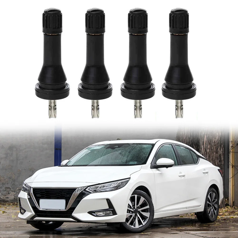 

Tire Accessories Car Accessories Valve Stems Tyre Stem Caring TPMS Tyre Pressure Sensor Valve Black For Nissan Qashqai