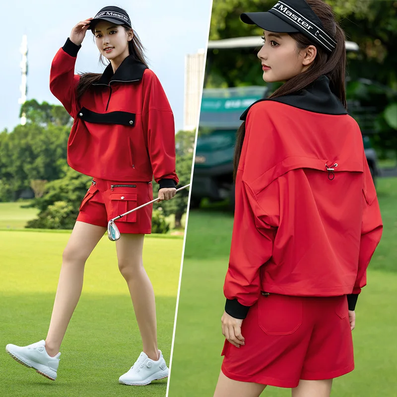 PGM Women Autumn Winter Golf Long Sleeved Jackets Sports Windbreaker YF812/KUZ208