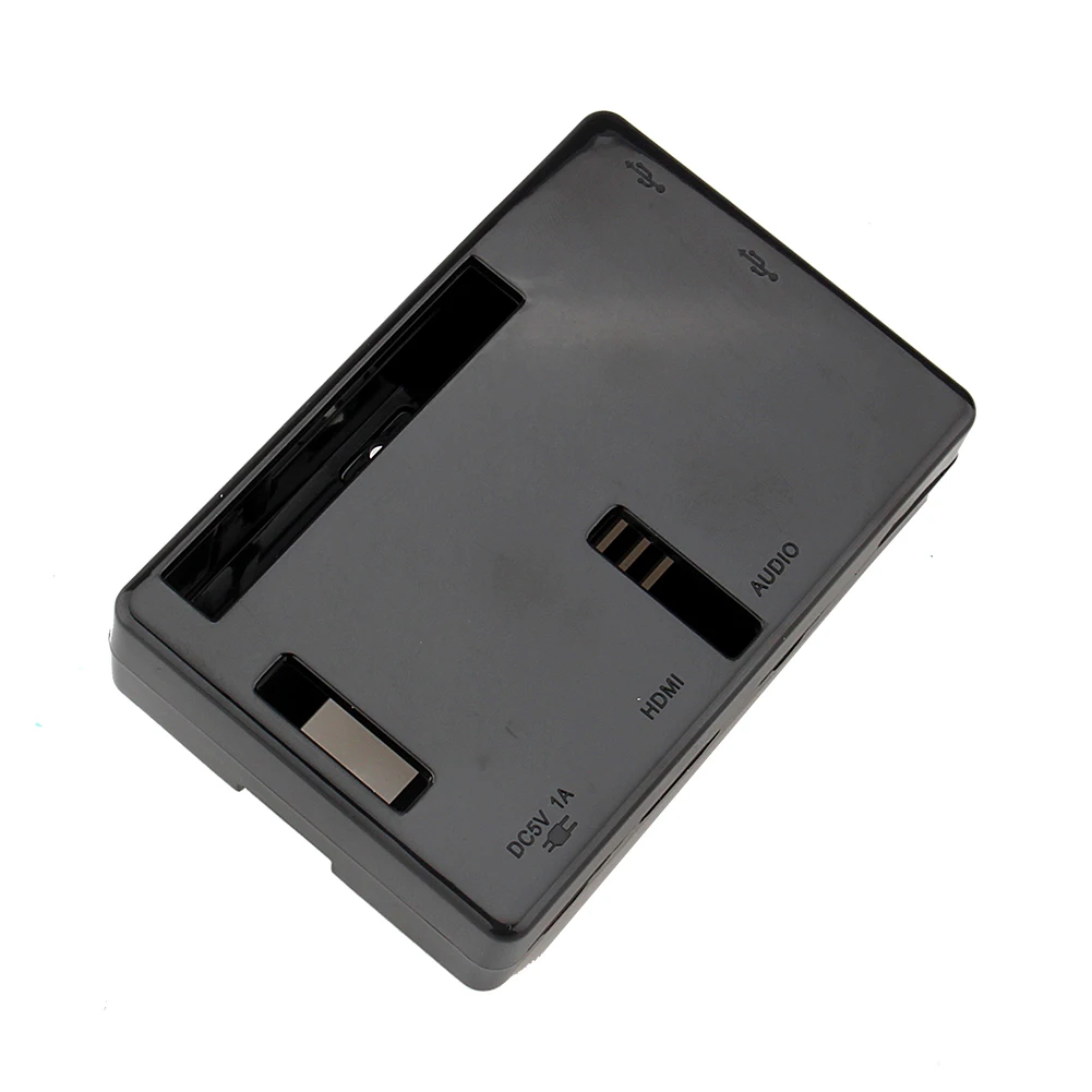 Enclosure Protective Case For Raspberry Pi 2 Model B B+ Case Black ABS Plastics Cover Shell Bag Enclosure Computer Box
