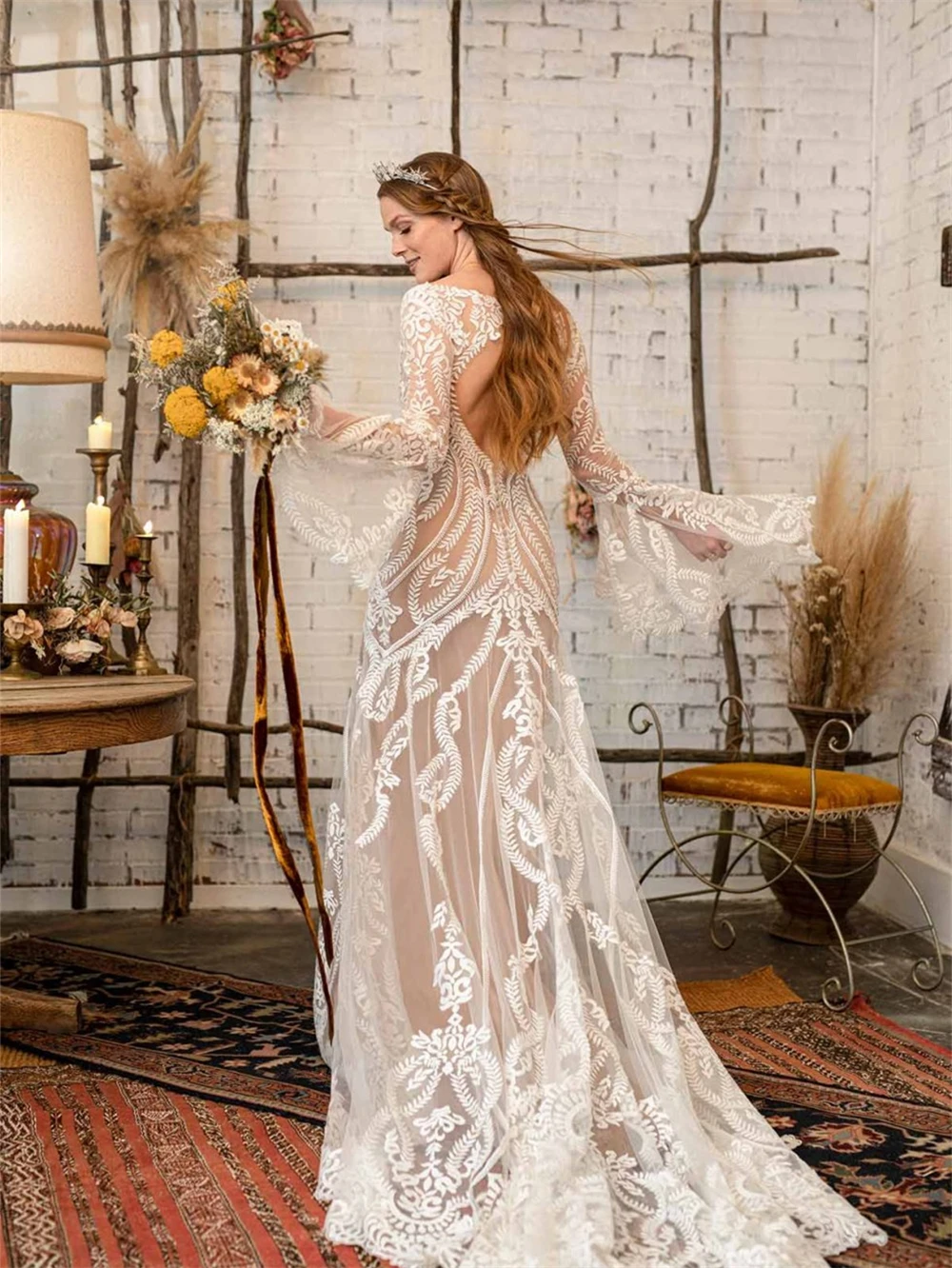 Рисунок 3 - Элегантное свадебное платье в стиле