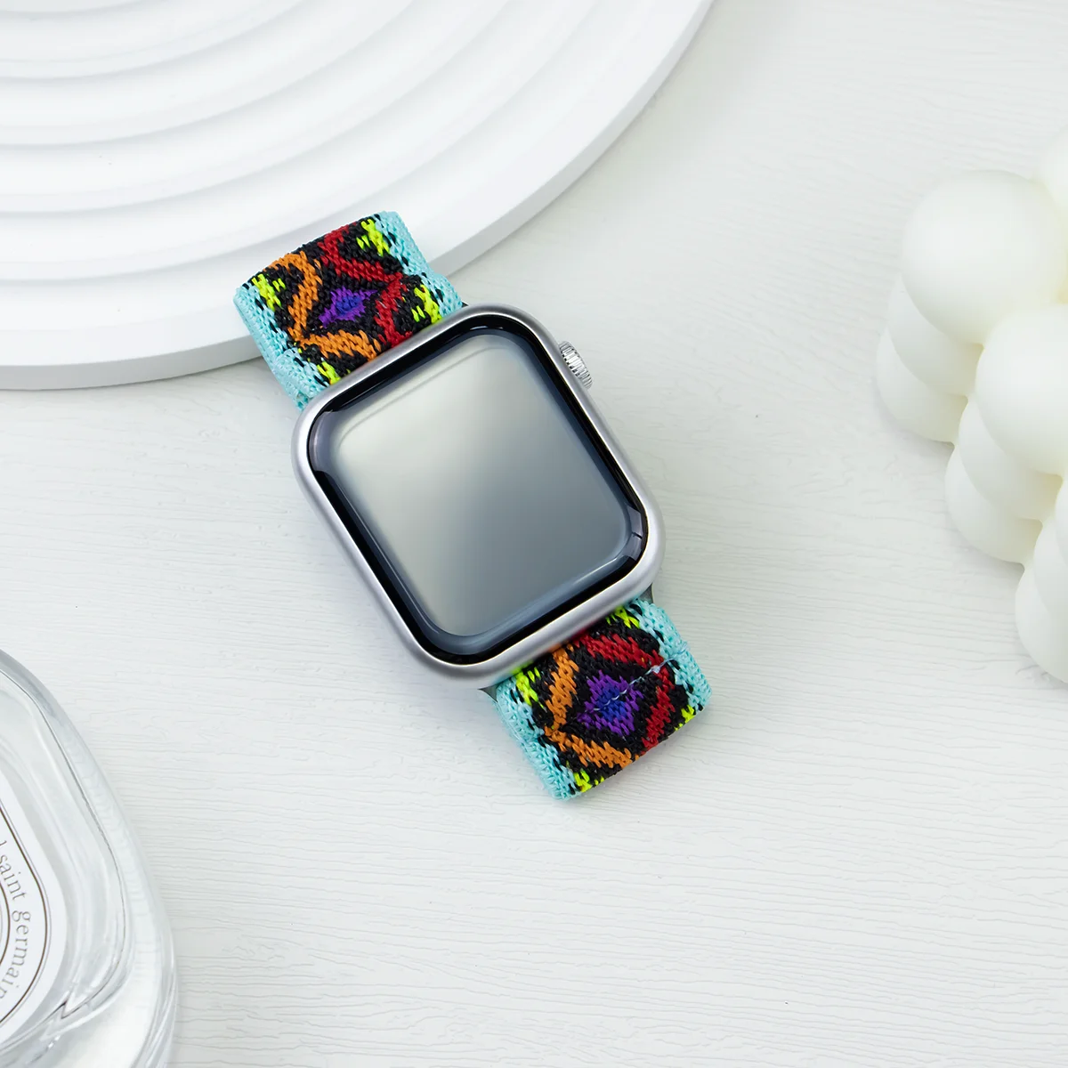 Bohemian Style Elastic Nylon Watch Band Solo Loop