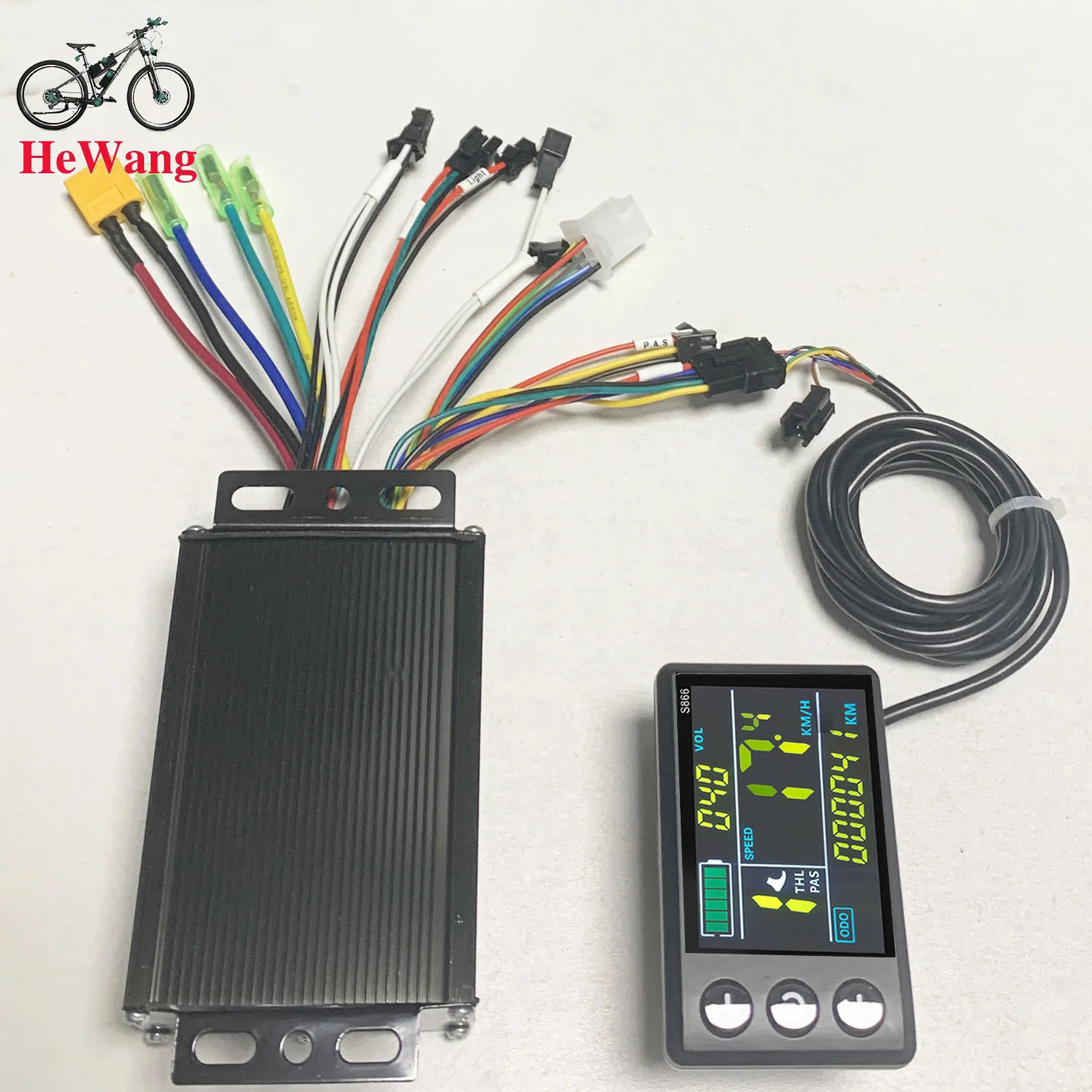 24V 36V 48V 350W 500W 20A 3mode Sine Wave Brushless Motor Controller with S866 L