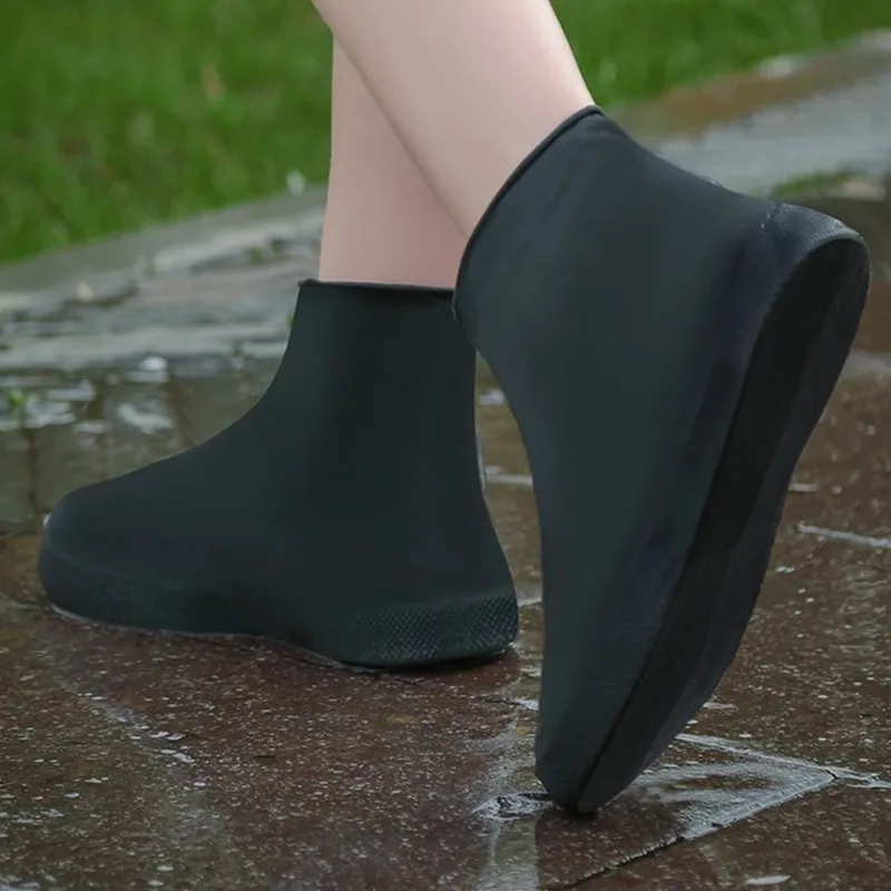 1pc The Founder Shoe Cover Rain Boots Protective Cover Reusable Anti Slip Rain Boots Sports Shoes Silicone Shoe Shoes