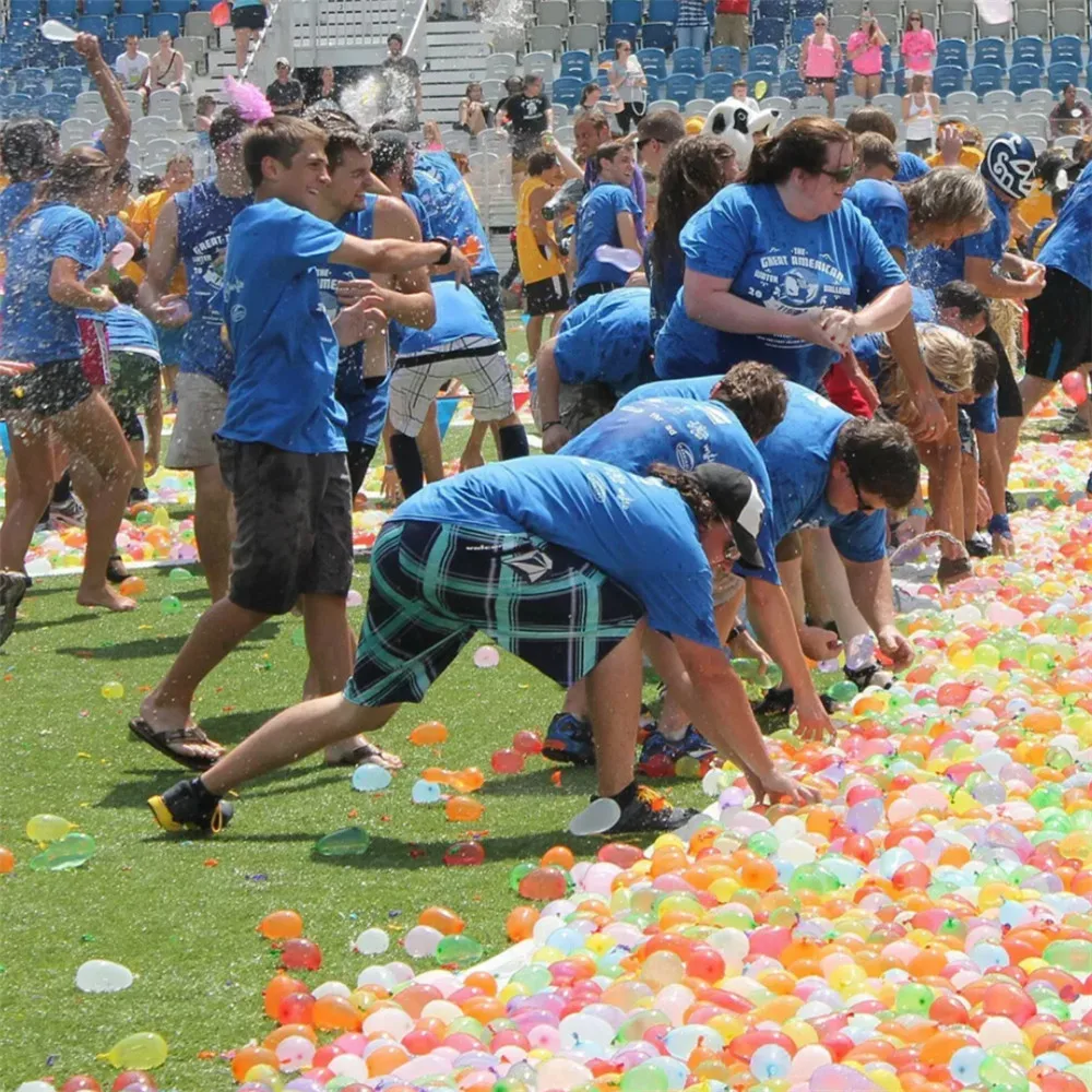 111pcs Födémgerenda vize balloons toys számára gyerekek felnőttek kültéri vize Műkődés Betevés játékok part Félfogadás