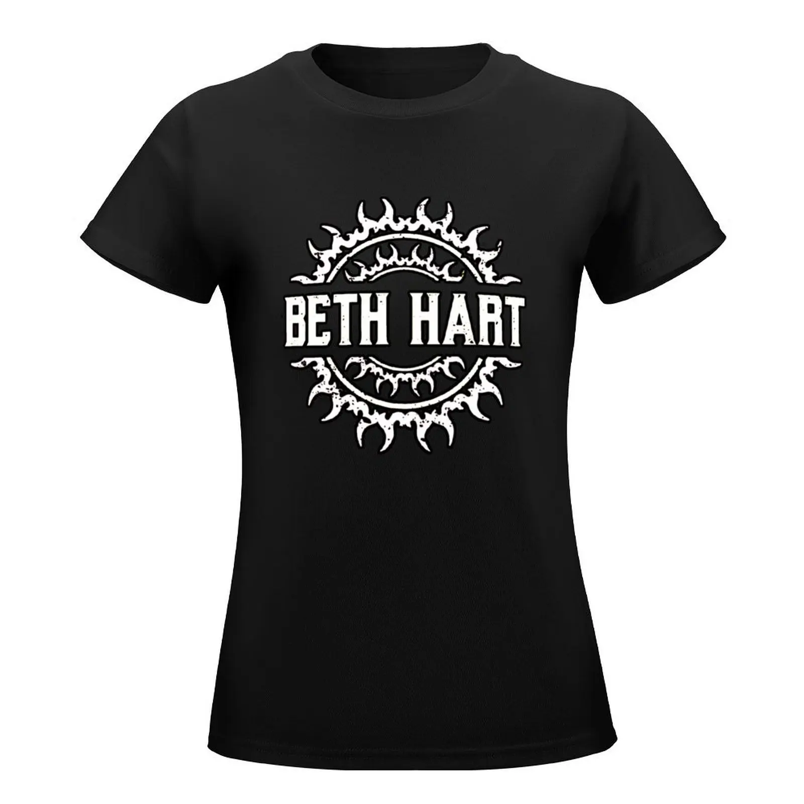 Фото Любимая футболка Logoa Beth Hart, футболки с графическим рисунком, милая одежда, женская футболка с коротким рукавом №2