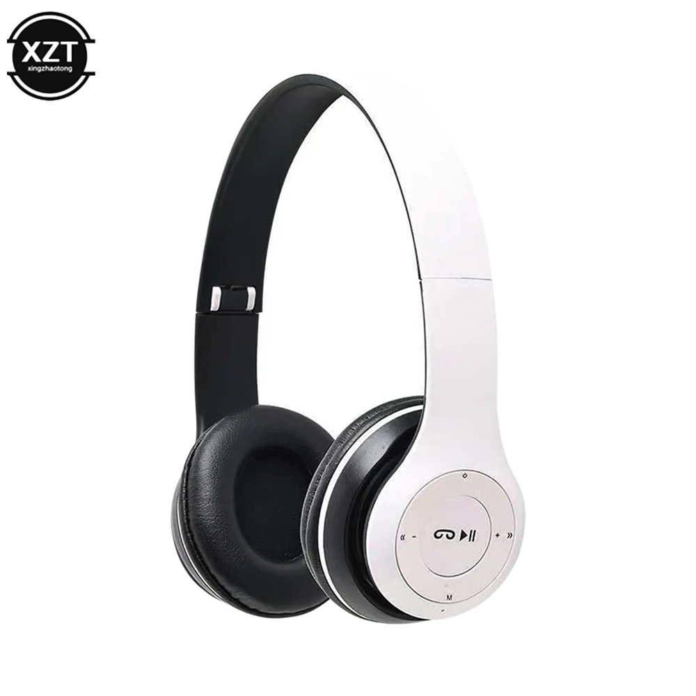 Wireless Headphones 5.0 Bluetooth Earphone Foldable Bass with Memory TF Card For iPhone Xiaomi Sumsamg Phone With Mic Headsets