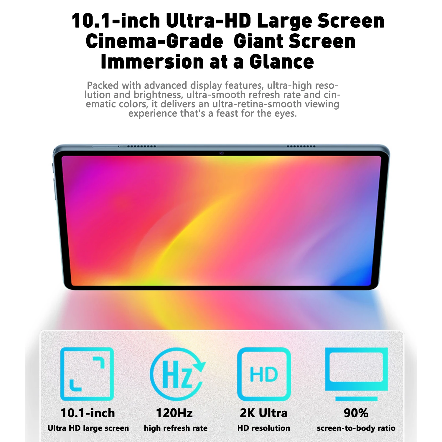 تابلت شبيه الجلاكسي S25 Pro 10.1 بوصة 4K شاشة كامل...