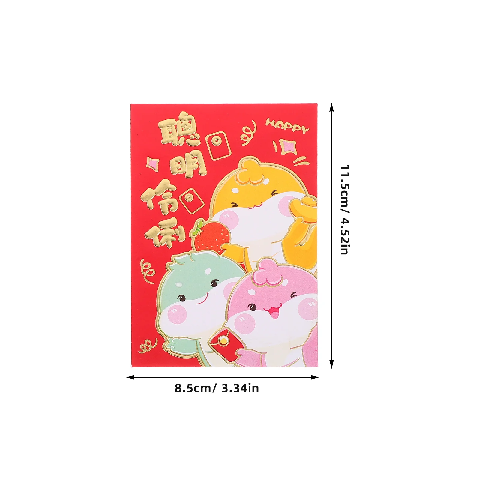 60 Pcs Lai Shi Feng Hong Bao Chinese New Year Red Envelopes for Lunar Decorations 4