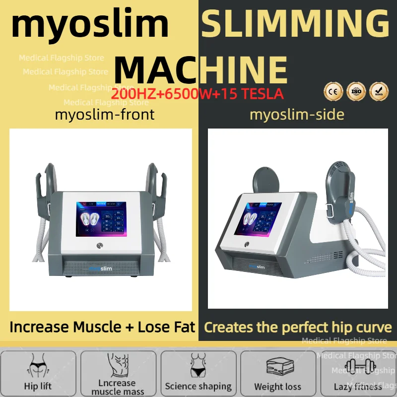 Machine de remodelage corporel 15 Tesla 6500W MYOslim, nouveau système NEO, machine de remodelage corporel, brûleur de graisse, machine de perte de poids Nova