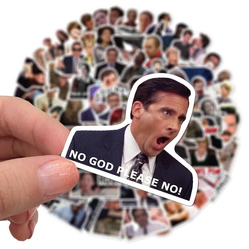 100Pcs Funny TV Show Meme Stickers Laptop Suitcase Graffiti Skateboard Luggage Waterproof PVC Stickers Kids Gift Toys 4