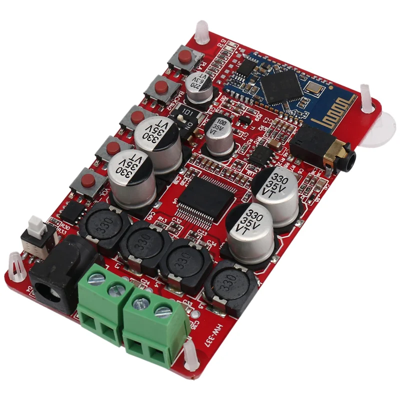 EDT-TDA7492P 50W+50W Digital Amplifier Board Wireless Bluetooth Audio Receiver Amplifier Board Module Power Supply 8-25V