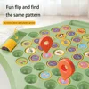 Animal/Fruit Flip Chess 54 Cards Memory Chess Game Cartoon Logical Thinking Cognitive Animal Learning Chess For 2-4 Player 4