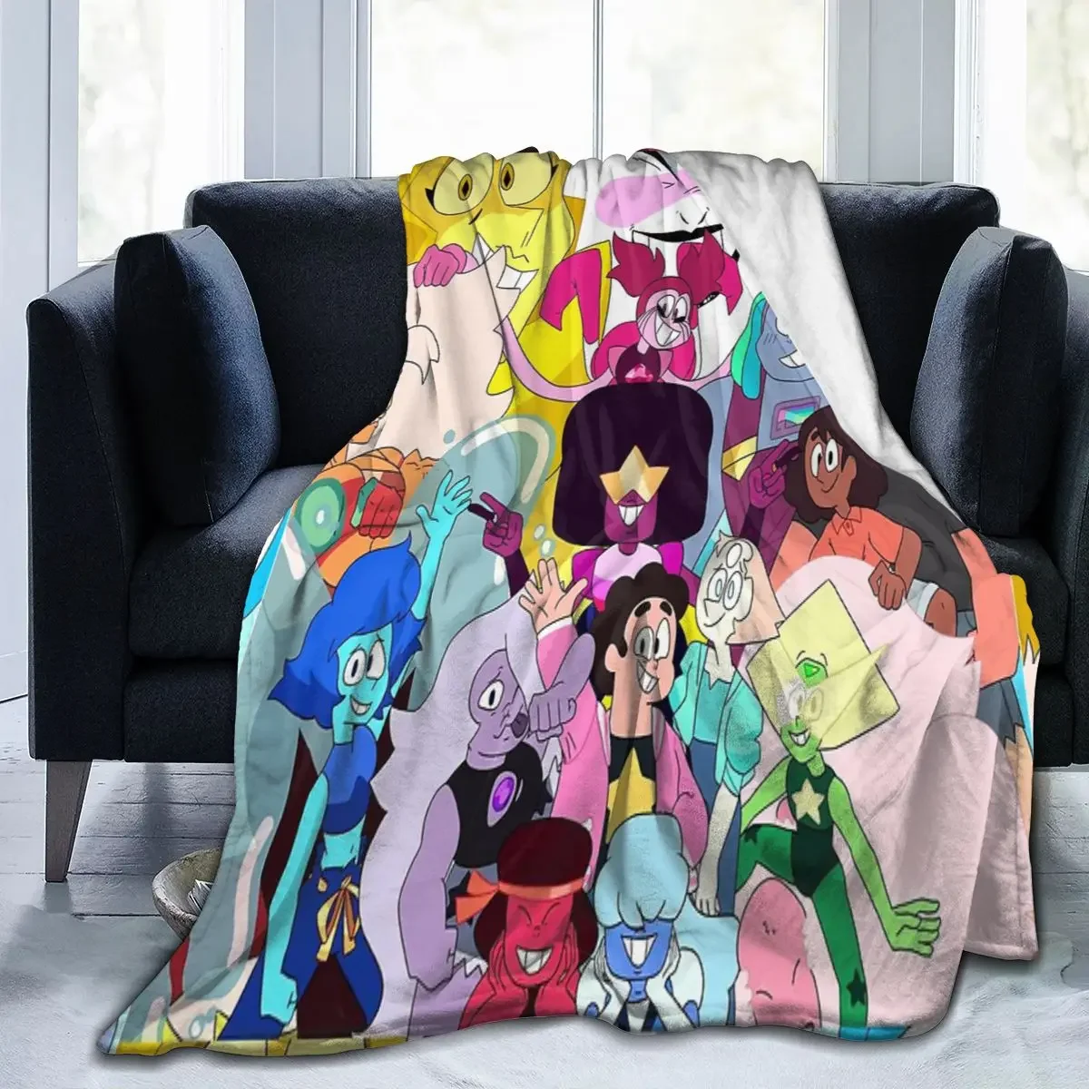 

Goodbye Steven Universe Blanket, Facecloth Blanket Retro Camping Birthday Gift Multi Size