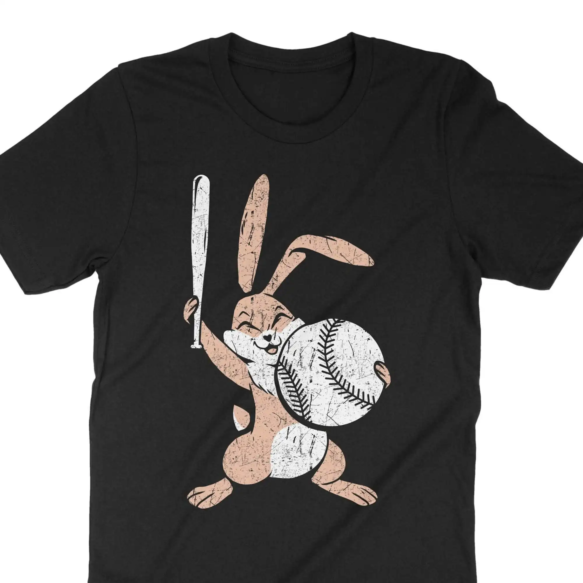 Easter Baseball Cute Bunny T Shirt Egg Hunting Husb Surprise Game Maniche Lunghe O Corte