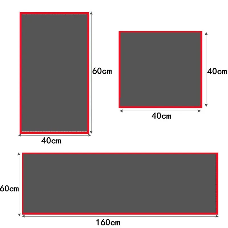 40x60cm 초흡수성 마이크로파이버 자동차 건조 타월 보풀 없는 스크래치 방지 세척 천 (자동차 디테일링용)
