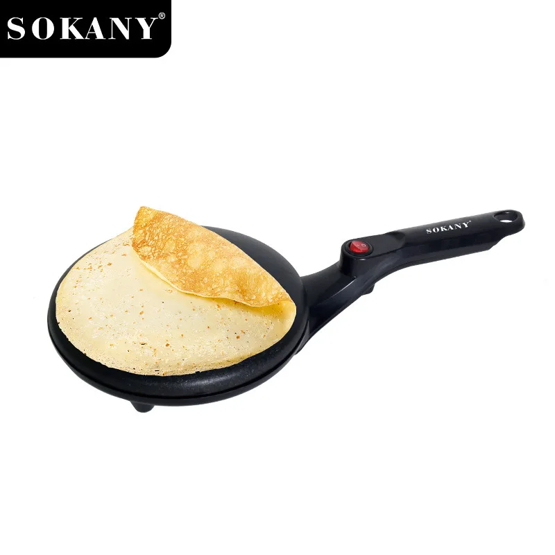 Houselin Cordless Crepe Maker, Non-Stick Dip Board Powered Base & Batter Spatula, Homemade Breakfast, 650W 3