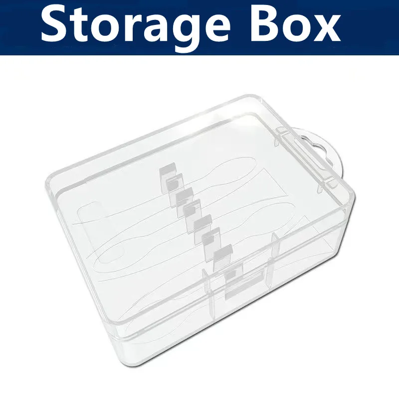 Toothbrush nozzle storage box suitable for all toothbrush nozzle accessories