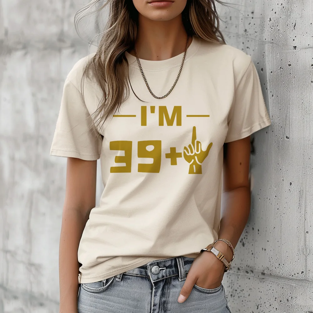 

Men's 40th Birthday 1983 Tee women streetwear summer comic t-shirts female Japanese clothing