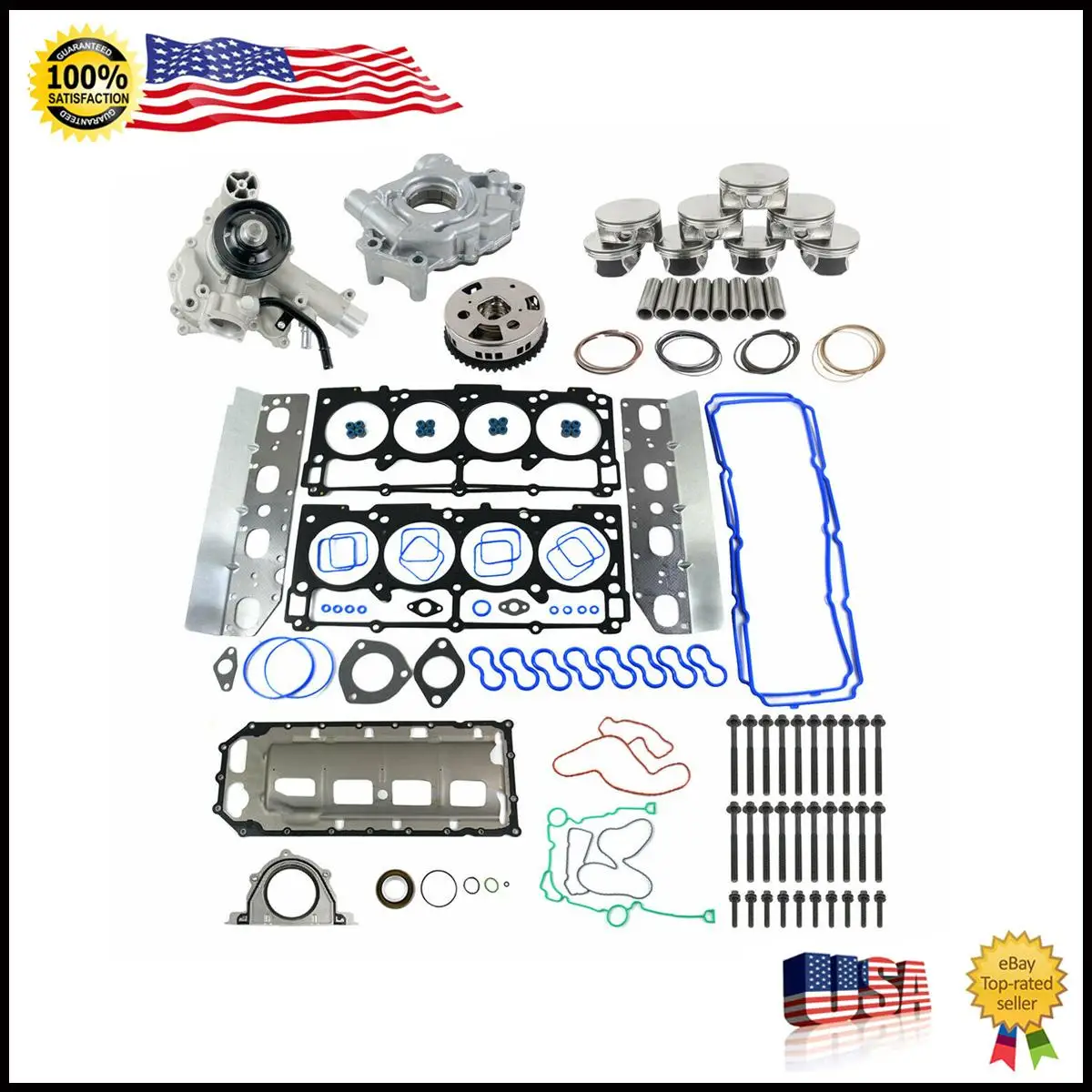 

AP01 Overhaul Engine Rebuild Kit for Dodge Ram 1500 2500 3500 5.7L V8 Hemi VIN "T" 2009-2015