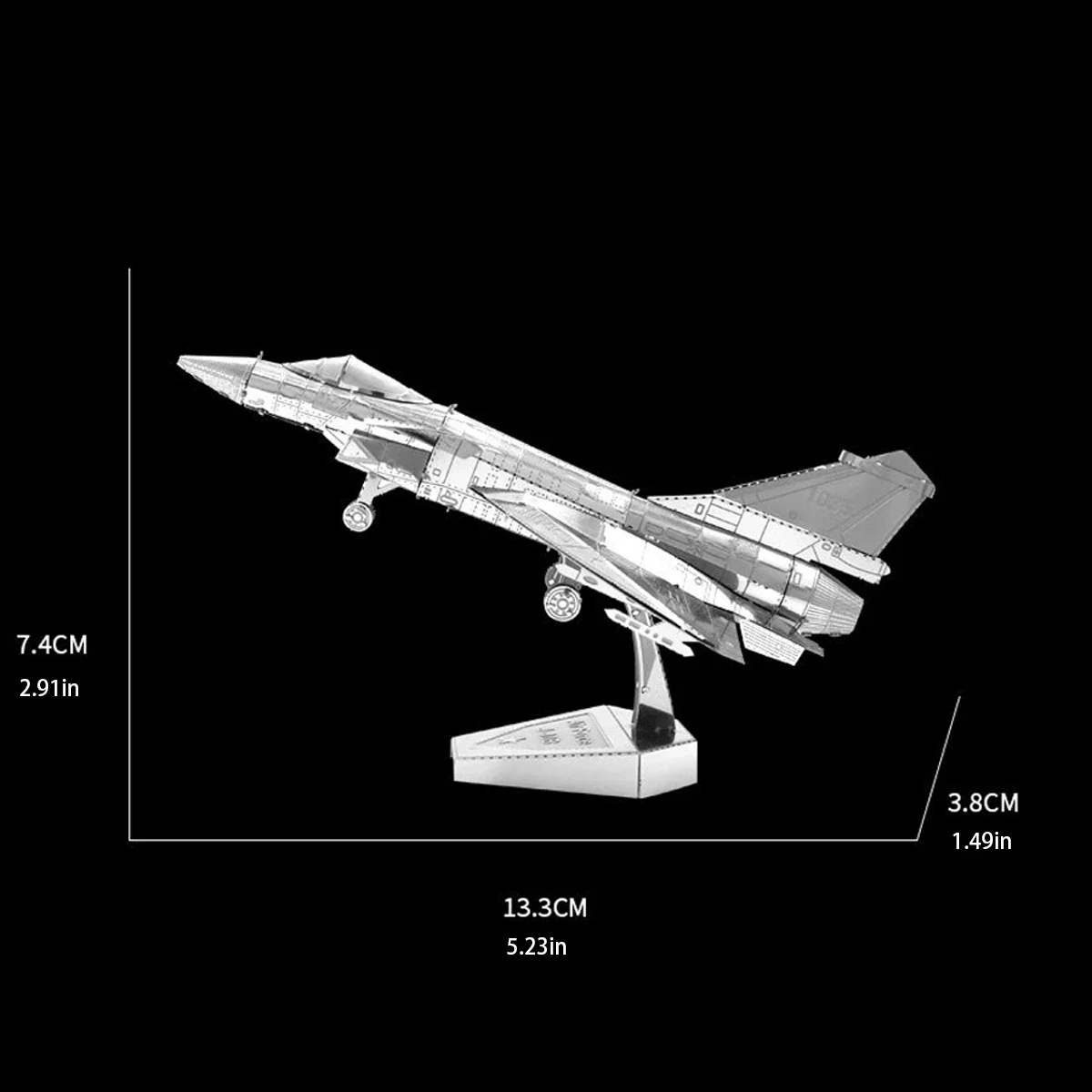 J-10 3D 금속 퍼즐 모델 키트, DIY 레이저 컷 퍼즐, 어린이용 직소 장난감