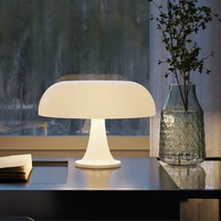 Classic Mushroom Table Lamp Modern Bauhaus Art Table Lamp Bedroom Bedside Lamp Danish Designer Orange Decorative Table Lamp 2