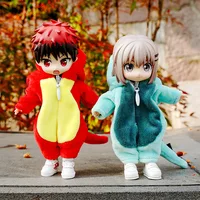 New Cute Dinosaur Animal Monster Doll Clothes For Ob11 obitsu 11 Molly Gsc 1/12 BJD Doll Accessories Clothing BJD Baby Clothes 1