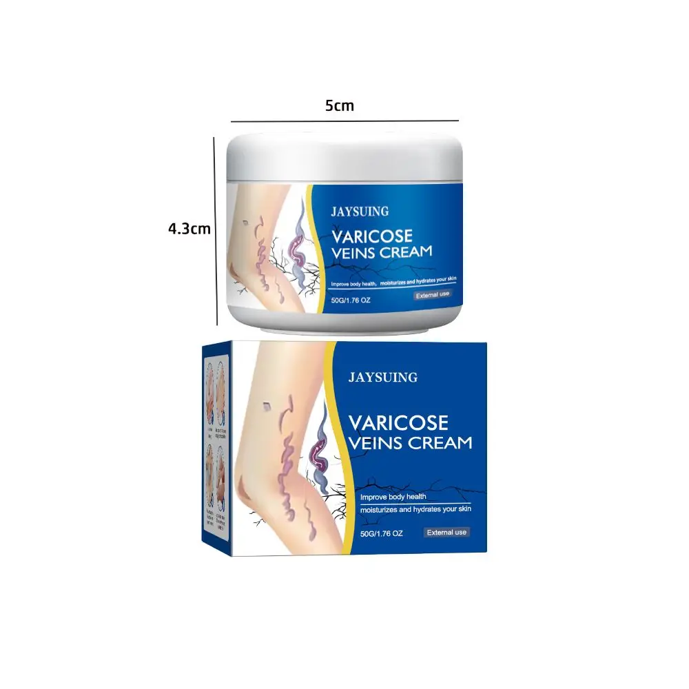 50g/1.76fl.oz Legs Varicose Veins Treatment Pain Relief Mild & Safe Legs Skin Cream Moisturizes The Skin